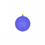 Новог. игрушка (синяя) [деталь тюнинга] - №32576