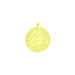 Новог. игрушка (желтая) [деталь тюнинга] - №75164