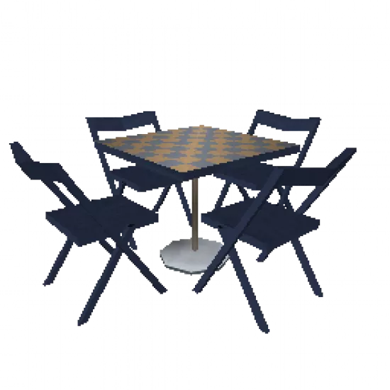 Стулья со столом 3 (объект) - №32735