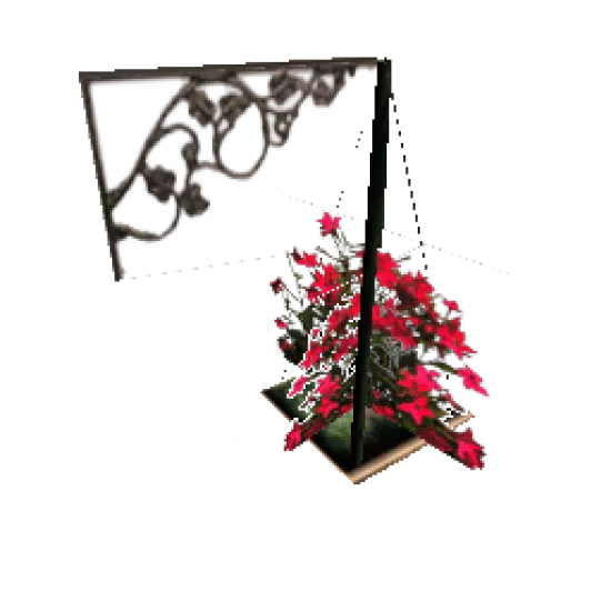 Настенный цветок 2 (объект) - №32039