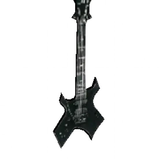 Черная гитара (объект) - №33965