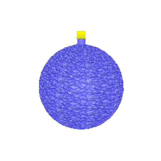 Большой синий шар - №75425