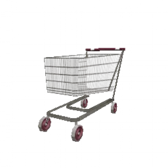 Тележка из магазина (объект) - №34994