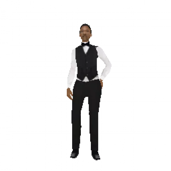 Скин: Casino croupier (ID: 11) - №75741