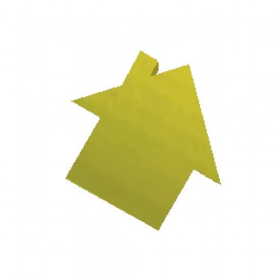 Значок желтого домика - №34357