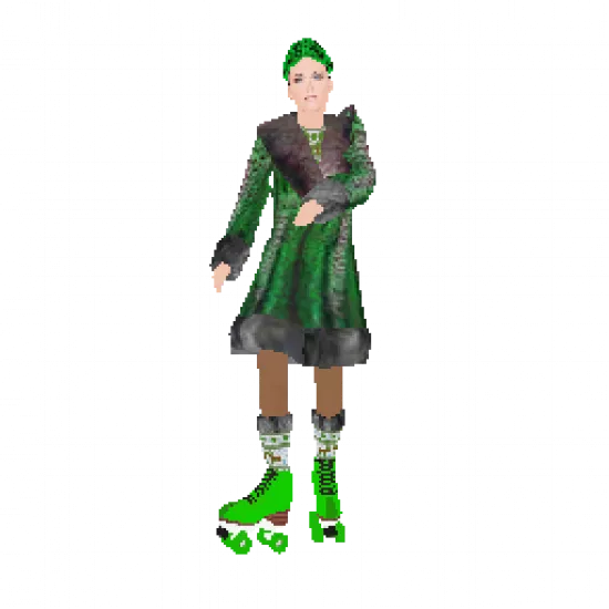 Скин: Новогодние ролики #4 (ID: 465) - №34399