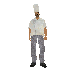 Скин: VC - Hotdog/Chilli Dog Vendor (ID: 550) - №75698