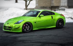 nissan-350z-stance-green - №15243