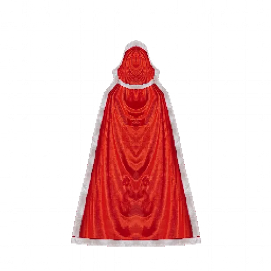 Рождественская накидка на спину - №31866