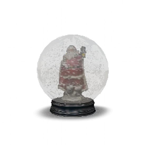 Шар с Дедом Морозом - №31815