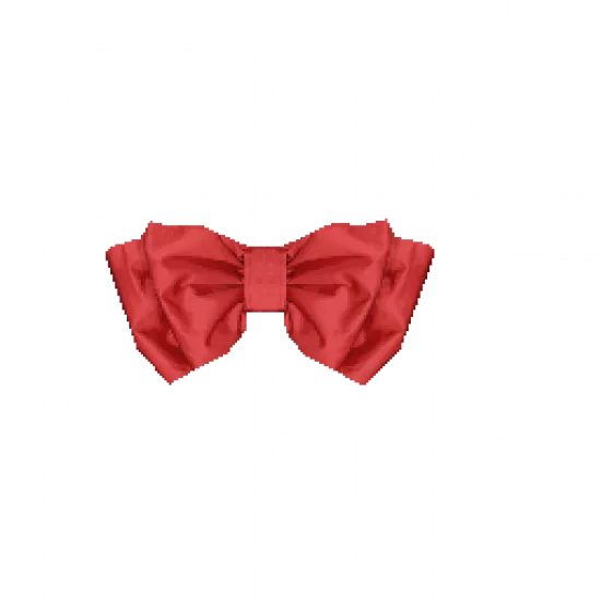 Красный бант на левую руку - №31674