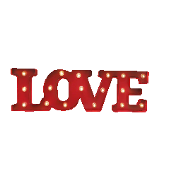 Объект: Вывеска ‘LOVE’ - №31725
