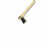 Золотой длинный Desert Eagle - №68257