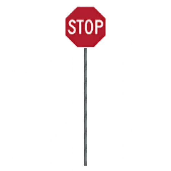 Дорожный знак стоп - №68236