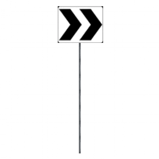 Дорожный знак путь направо - №68380