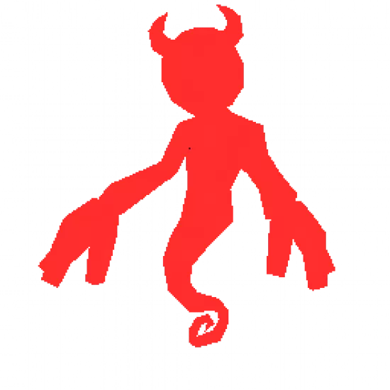 Объект: Анимированный Демон-Призрак - №73074