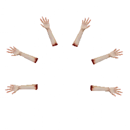 Анимированные кровавые руки - №74965