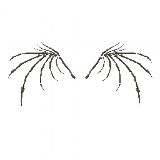 Анимированные костянные крылья - №74954