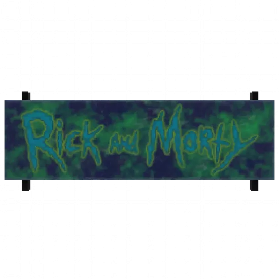 Объект: Надпись Рик и Морти - №72969
