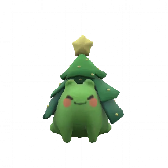 Новогодняя лягушка - №74969