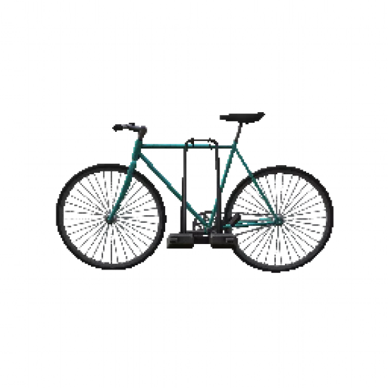 Багажник с велосипедом (активный) - №78571