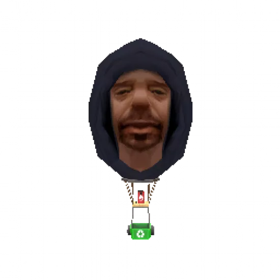 Воздушный шар Бомж - №80193