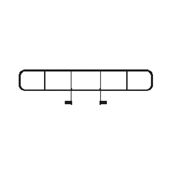 Кенгурятник для Hummer H1 Military - №80128
