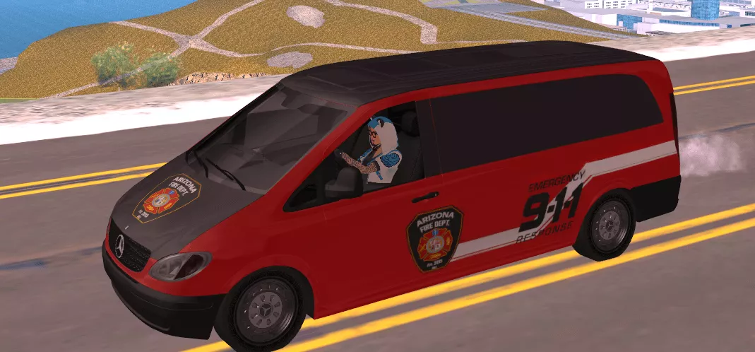 Фото транспорта Mercedes Benz Vito пожарный