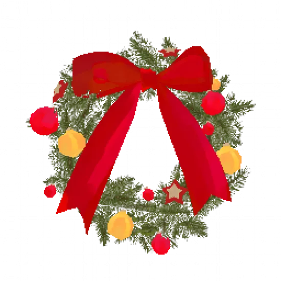 Новогодний венок - №83717