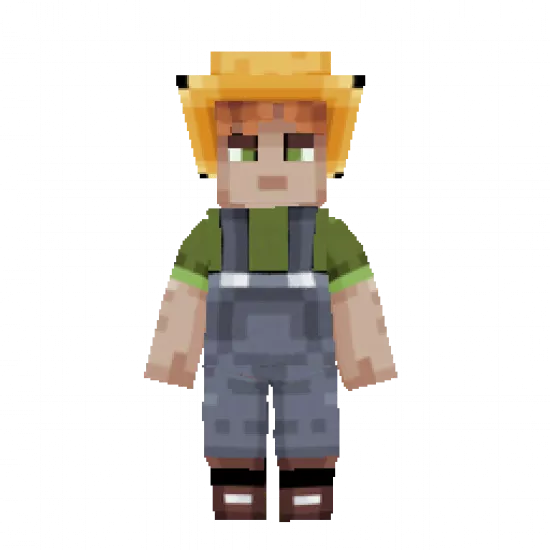 Скин: Квадратный фермер (ID: 967) - №85397