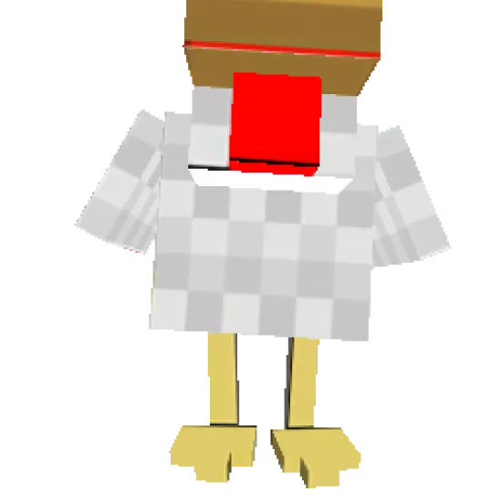 Скин: Квадратная курица большая (ID: 970) - №85182