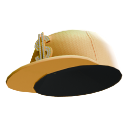 Золотая гангстерская кепка - №87330