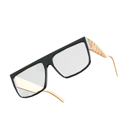 Золотые гангстерские очки - №87281