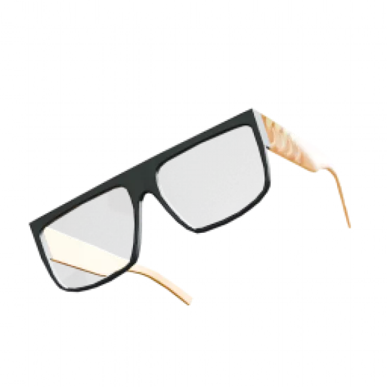 Золотые гангстерские очки - №87281