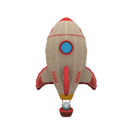 Воздушный шар Ракета - №87332