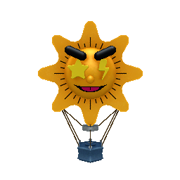 Воздушный шар Гангстерское солнце - №87329