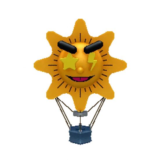 Воздушный шар Гангстерское солнце - №87329