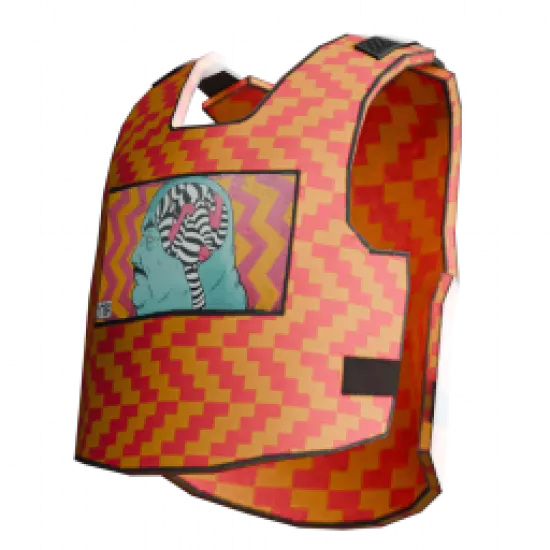 Бронежилет с граффити - №87340