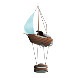 Космический воздушный шар корабль - №87202