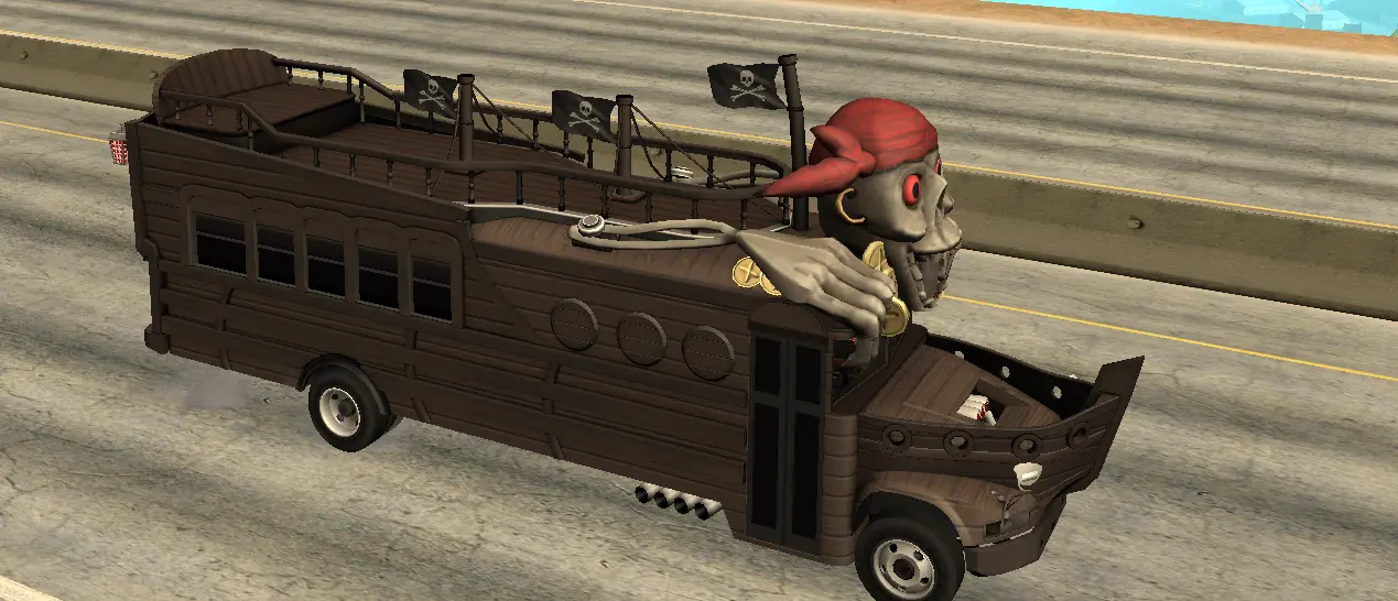 Pirate School Bus #2, background, на Arizona RP