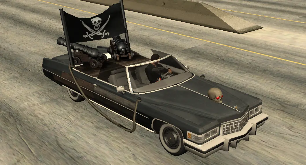 Cadillac Deville Pirate #2, background, на Arizona RP