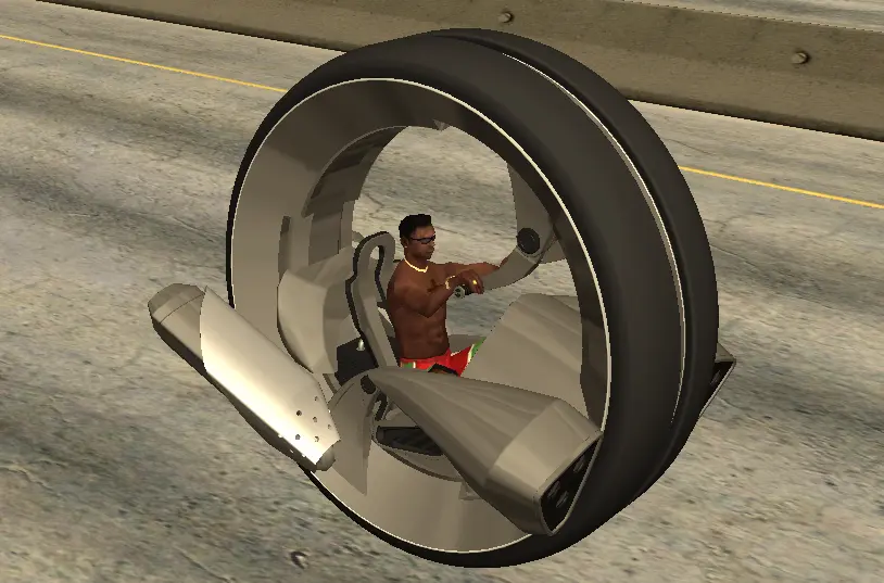 Sci-Fi Monowheel #2, background, на Arizona RP