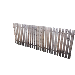 Забор из мелких досок - №93221