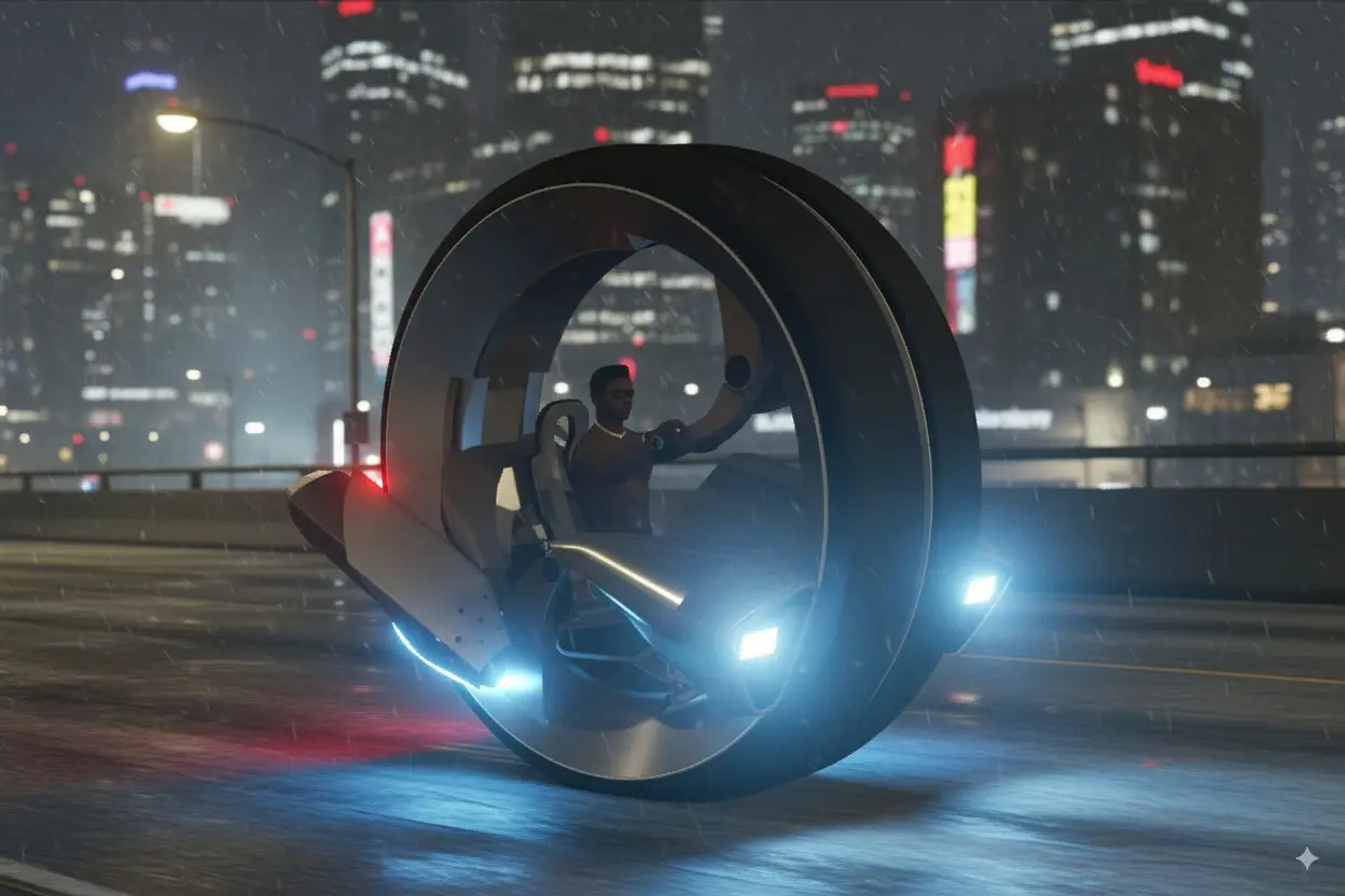 Фото транспорта Sci-Fi Monowheel