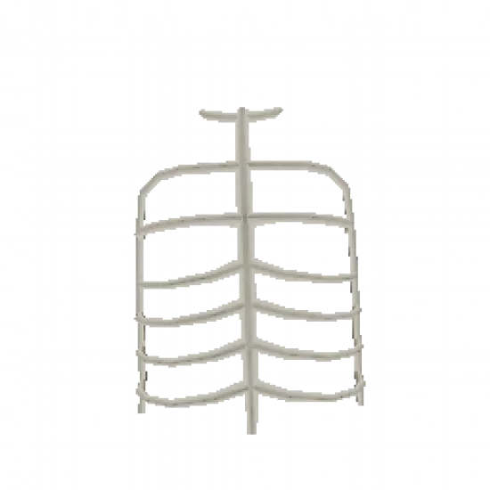 Бронежилет грудь скелета - №92521