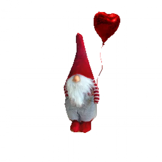 Объект: Садовый гном с валентинкой - №91633