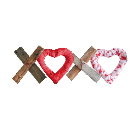 Объект: Вывеска 'Два сердца - Два икс' - №91625