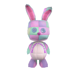 Кролик 'Happy Easter' на спину - №91602