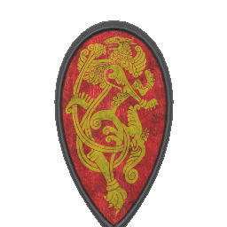 Щит миндалевидный 'Грифон' на спину - №91521