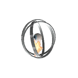 Анимированный огненный глаз - №92243